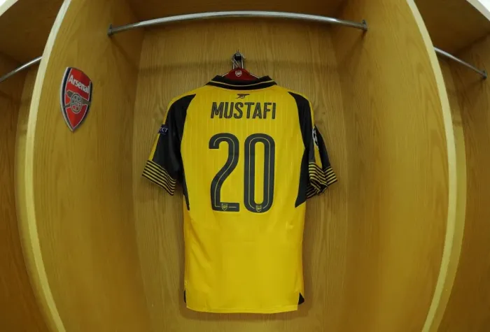 Framed Print : Arsenal's Mustafi Ready: Arsenal FC vs FC Basel 2016-17