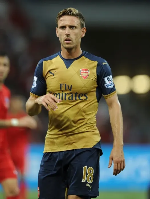 Framed Print : Arsenal's Nacho Monreal in Action against Singapore XI - Barclays Asia Trophy (July 15, 2015)
