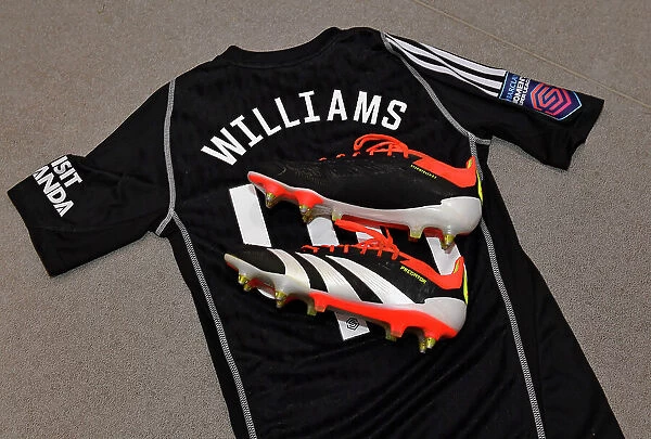 Arsenal's Naomi Williams Unveils New Adidas Boots Ahead of Arsenal Women vs Everton Women Match