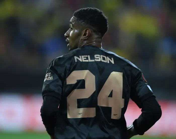 Framed Print : Arsenal's Nelson Shines in Europa League Clash against Bodø / Glimt (2022-23)