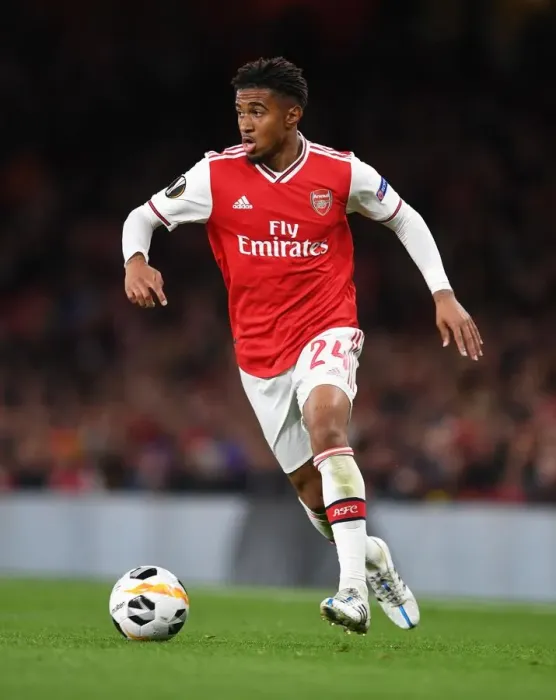 Framed Print : Arsenal's Nelson Shines: Europa League Triumph Over Standard Liege Framed Print : Arsenal's Nelson Shines: Europa League Triumph Over Standard Liege
