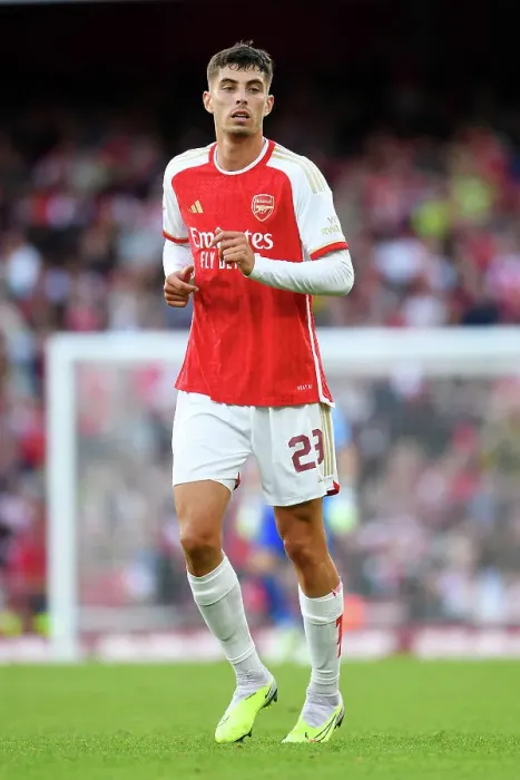 Framed Print : Arsenal's New Signing Kai Havertz Debuts at Emirates Cup 2023-24 vs AS Monaco