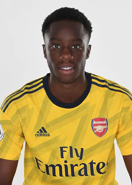 Arsenal's Newcomer Olayinka Poses at London Colney Ahead of 2019-2020 Season Debut