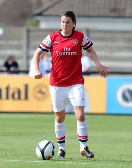 Framed Print : Arsenal's Niamh Fahey in Action against Lincoln Ladies in FA WSL Match