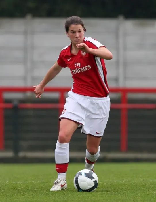Framed Print : Arsenal's Niamh Fahey Scores in 2:0 Victory over Sparta Prague in Women's UEFA Cup