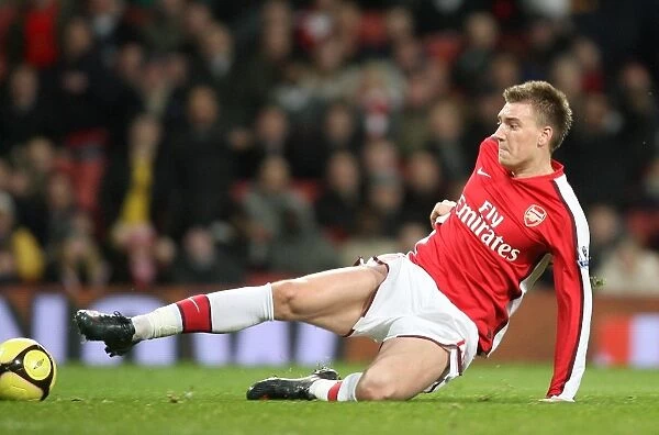 Arsenal's Nicklas Bendtner Scores in 4-0 FA Cup Victory over Cardiff City