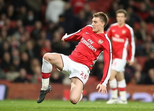 Arsenal's Nicklas Bendtner Scores in 4-0 FA Cup Win over Cardiff City, Emirates Stadium, 2009