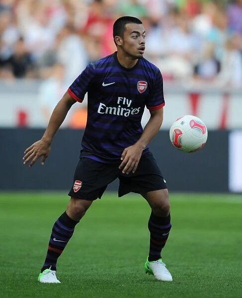 Arsenal's Nico Yennaris Faces Off Against FC Cologne in 2012 Pre-Season Friendly
