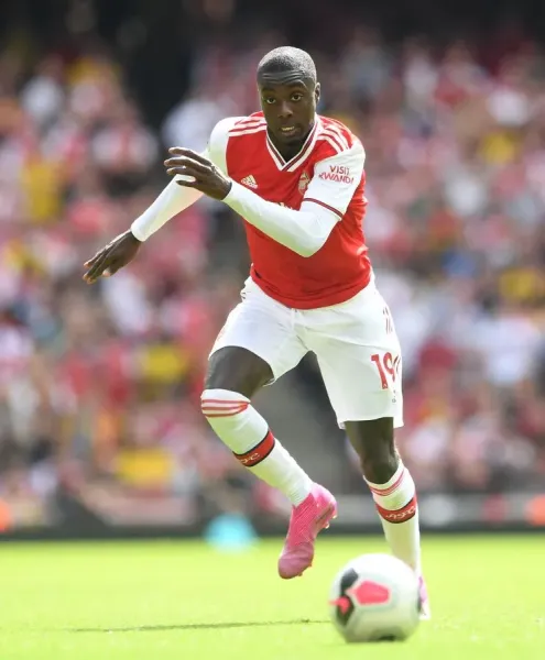 Arsenal Nicolas Pepe in Action Print Art Prints, Posters