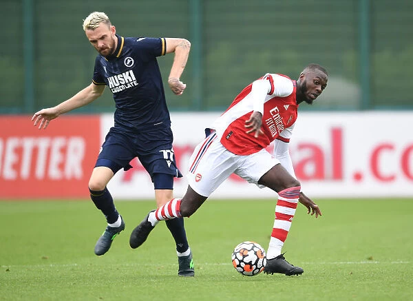 Arsenal's Nicolas Pepe in Action: Arsenal vs Millwall (2021-22) Pre-Season Friendly