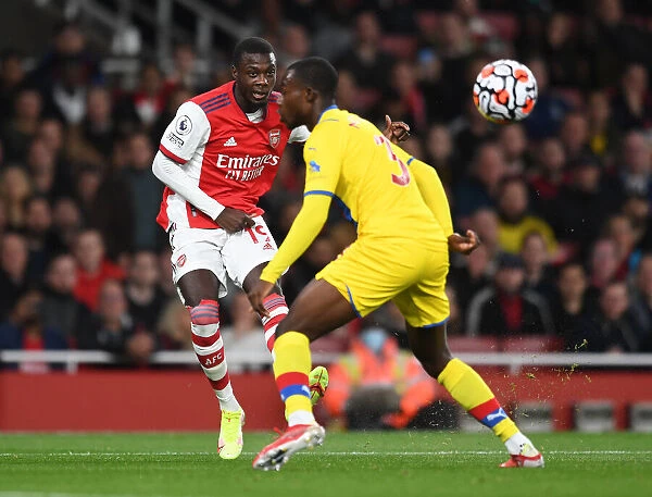 Arsenal's Nicolas Pepe in Action: Arsenal vs Crystal Palace, Premier League 2021-22