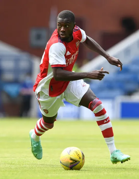 Framed Print : Arsenal's Nicolas Pepe in Action: Glasgow Rangers Pre-Season Clash 2021 Framed Print : Arsenal's Nicolas Pepe in Action: Glasgow Rangers Pre-Season Clash 2021