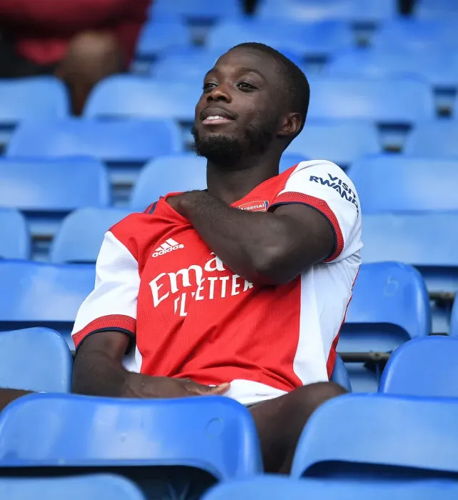 Framed Print : Arsenal's Nicolas Pepe in Action against Rangers in Glasgow Pre-Season Friendly (2021-22) Framed Print : Arsenal's Nicolas Pepe in Action against Rangers in Glasgow Pre-Season Friendly (2021-22)