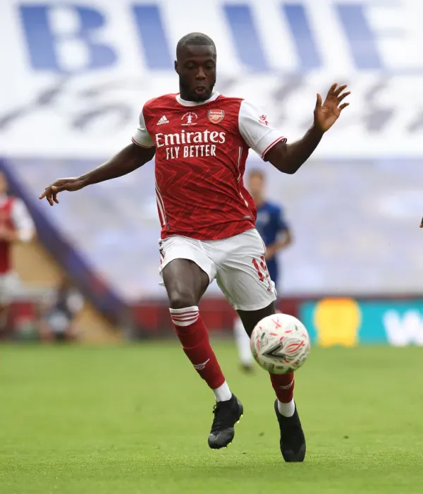 Framed Print : Arsenal's Nicolas Pepe at Empty FA Cup Final: Arsenal vs. Chelsea (2020) Framed Print : Arsenal's Nicolas Pepe at Empty FA Cup Final: Arsenal vs. Chelsea (2020)