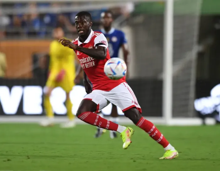 Framed Print : Arsenal's Nicolas Pepe Faces Off Against Chelsea in the Florida Cup 2022-23 Pre-Season Clash Framed Print : Arsenal's Nicolas Pepe Faces Off Against Chelsea in the Florida Cup 2022-23 Pre-Season Clash