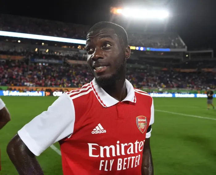Framed Print : Arsenal's Nicolas Pepe Reacts After Chelsea Clash in 2022-23 Florida Cup Framed Print : Arsenal's Nicolas Pepe Reacts After Chelsea Clash in 2022-23 Florida Cup