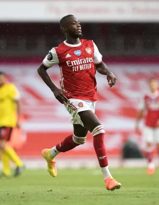 Framed Print : Arsenal's Nicolas Pepe Shines in Arsenal FC vs. Watford FC Premier League Clash (2019-20) Framed Print : Arsenal's Nicolas Pepe Shines in Arsenal FC vs. Watford FC Premier League Clash (2019-20)