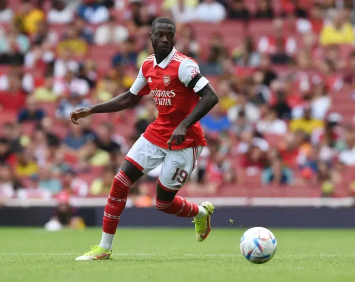 Framed Print : Arsenal's Nicolas Pepe Shines in Emirates Cup Clash Against Sevilla Framed Print : Arsenal's Nicolas Pepe Shines in Emirates Cup Clash Against Sevilla