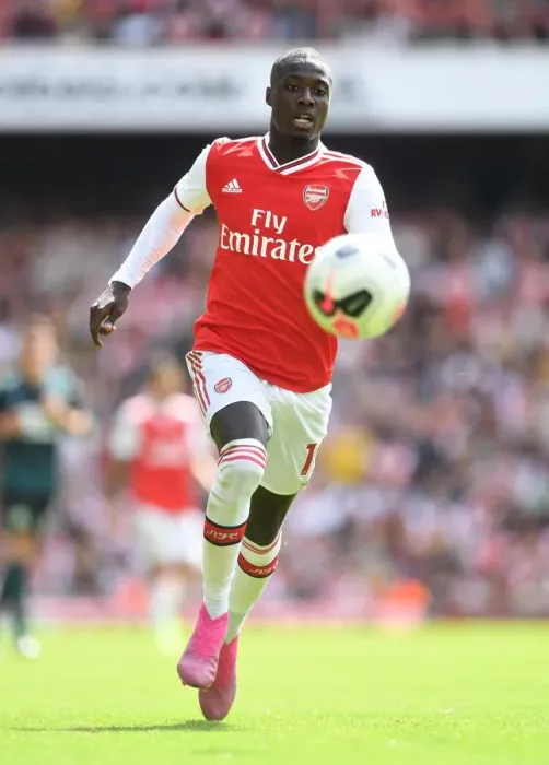 Framed Print : Arsenal's Nicolas Pepe Shines in Premier League Clash Against Burnley