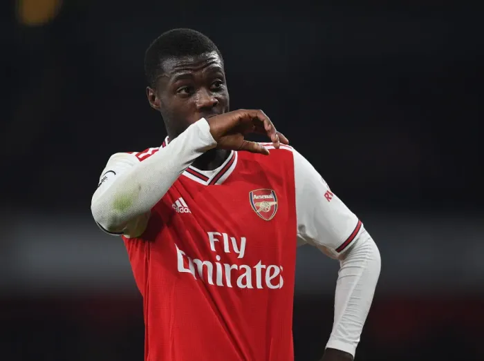 Framed Print : Arsenal's Nicolas Pepe Shines in Premier League Clash Against Southampton