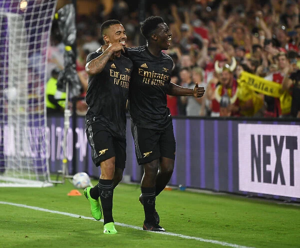 Arsenal's Nketiah and Jesus Celebrate Goals in Pre-Season Victory over Orlando City SC