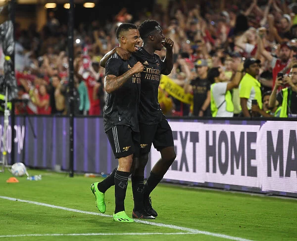 Arsenal's Nketiah and Jesus Celebrate Goals in Pre-Season Win Over Orlando City
