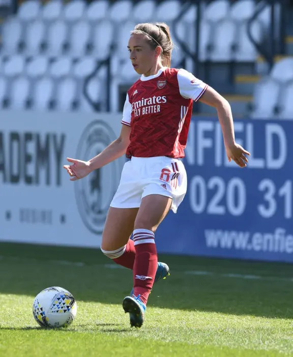 Framed Print : Arsenal's Nobbs Shines: Women's FA WSL: Arsenal Top Brighton in Empty Meadow Park (2021) Framed Print : Arsenal's Nobbs Shines: Women's FA WSL: Arsenal Top Brighton in Empty Meadow Park (2021)