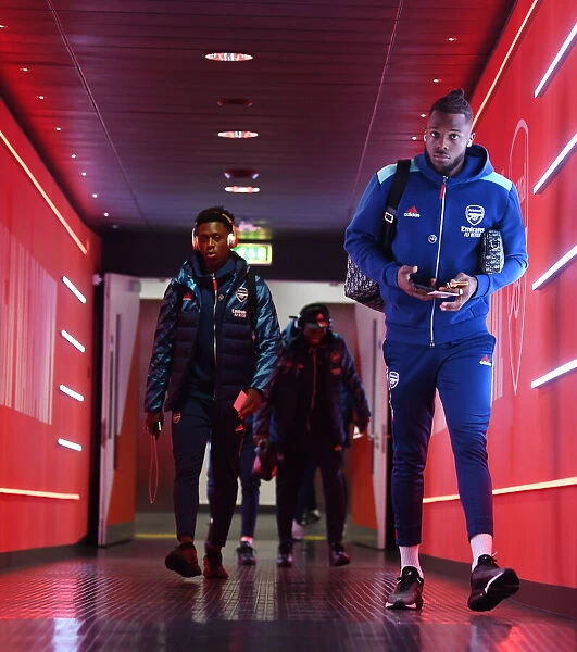 Arsenal's Nuno Tavares Arrives at Emirates Stadium Ahead of Arsenal v Liverpool (2021-22)