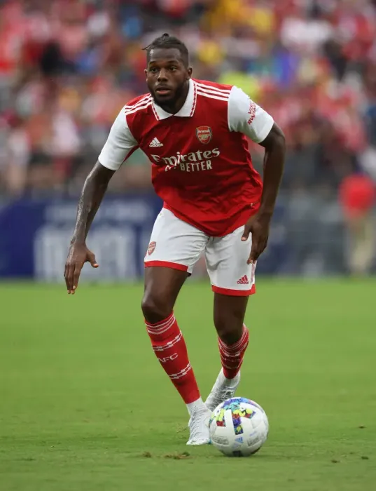 Framed Print : Arsenal's Nuno Tavares Shines in Pre-Season Clash Against Everton at M&T Bank Stadium
