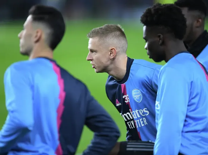 Framed Print : Arsenal's Oleksandr Zinchenko Gears Up for Brighton Clash in Premier League (December 2022)