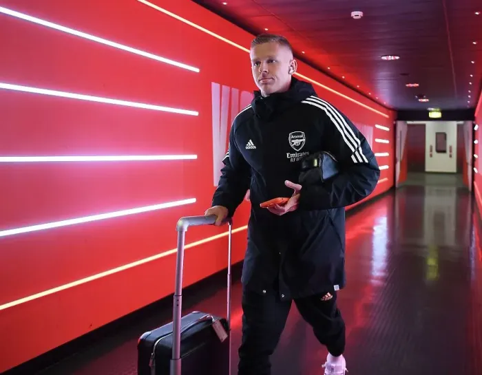 Framed Print : Arsenal's Oleksandr Zinchenko Gears Up for Newcastle United Clash in Premier League