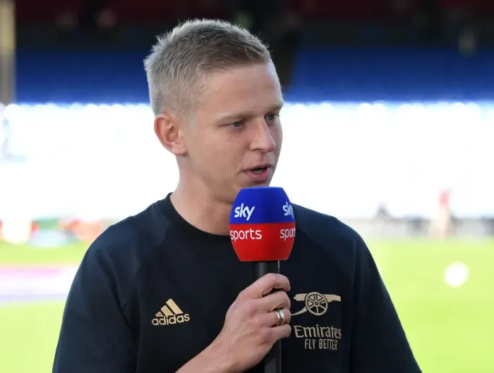 Framed Print : Arsenal's Oleksandr Zinchenko Pre-Match Interview Ahead of Crystal Palace Clash (August 2022)