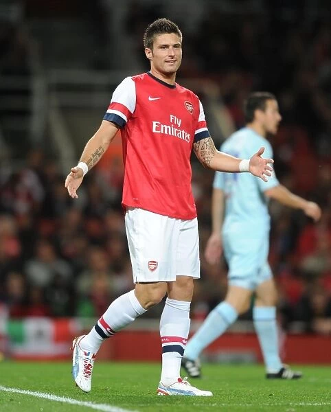 Arsenal's Olivier Giroud in Action during the Capital One Cup Match against Coventry City