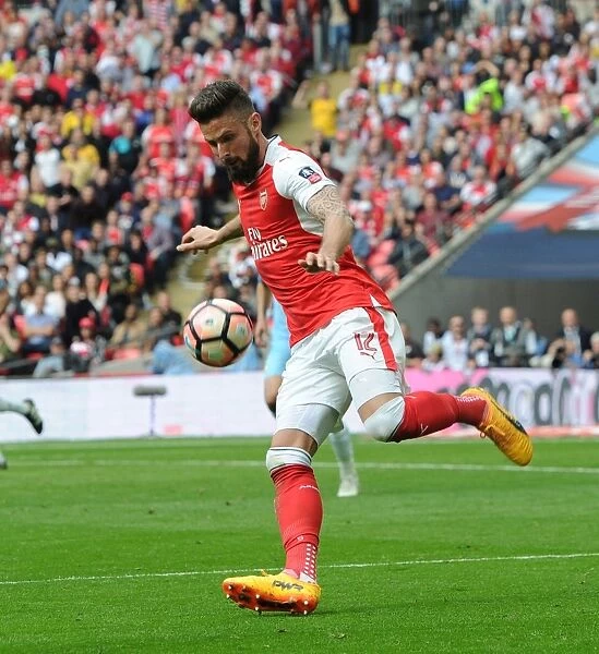 Arsenal's Olivier Giroud in FA Cup Semi-Final Clash Against Manchester City