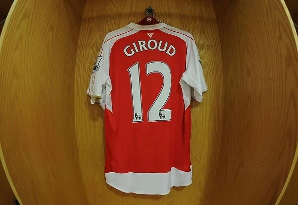Arsenal's Olivier Giroud: Pre-Match Focus in the Changing Room (2015 / 16)