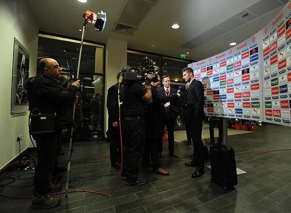 Arsenal's Olivier Giroud Pre-Match Interview Before Arsenal v Queens Park Rangers (2014-15)