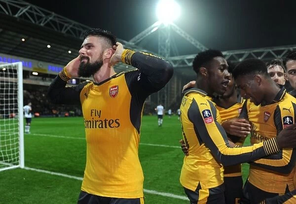 Arsenal's Olivier Giroud Scores Brace: FA Cup Victory over Preston North End (7-1-17)