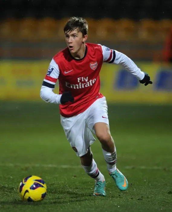 Framed Print : Arsenal's Olsson Shines in NextGen Clash Against Athletico Bilbao U19