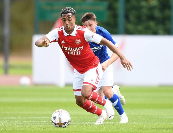 Arsenal's Omari Hutchinson in Action during Pre-Season Match against Ipswich Town