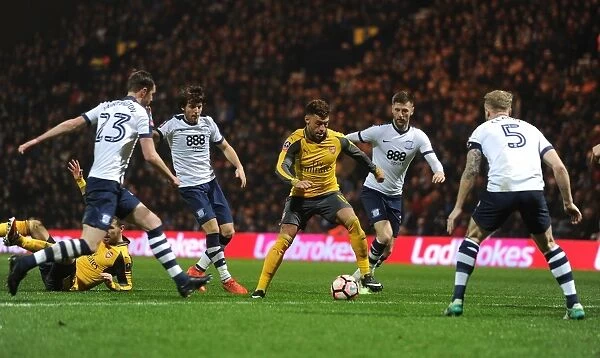 Arsenal's Oxlade-Chamberlain Faces Off Against Preston Duo Cunningham and Clarke in FA Cup Clash