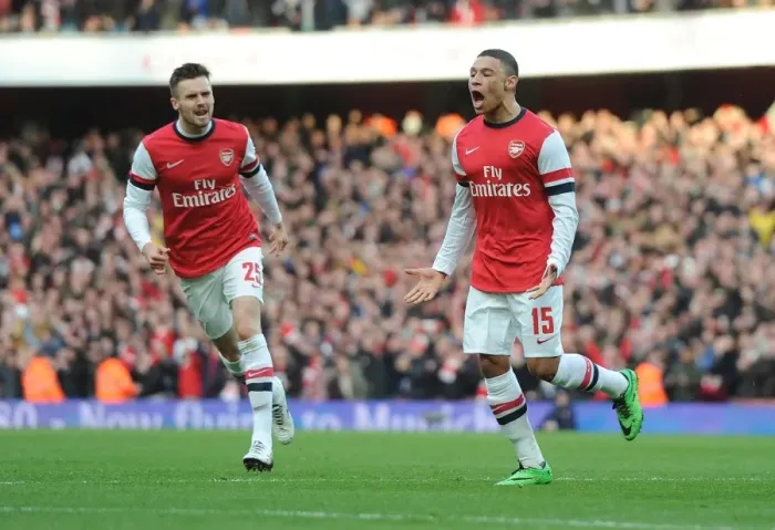 Framed Print : Arsenal's Oxlade-Chamberlain Scores Dramatic Winner Against Liverpool in FA Cup Fifth Round Framed Print : Arsenal's Oxlade-Chamberlain Scores Dramatic Winner Against Liverpool in FA Cup Fifth Round