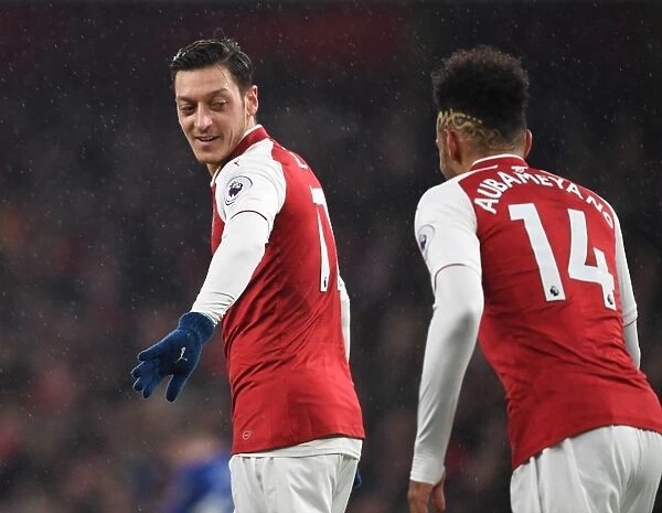 Arsenal's Ozil and Aubameyang: A Premier League Duel (2017-18)