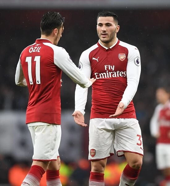 Arsenal's Ozil and Kolasinac: A Battle of London Rivals in the Premier League (2017-18)