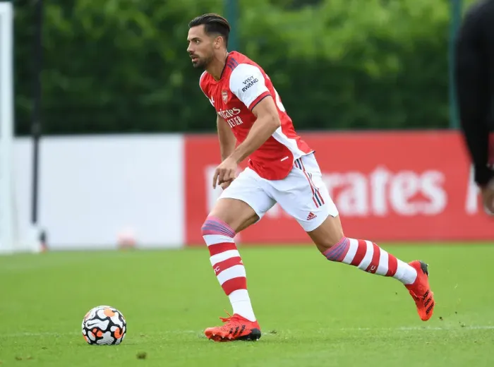 Framed Print : Arsenal's Pablo Mari in Action: Arsenal vs. Watford Pre-Season Clash, 2021 Framed Print : Arsenal's Pablo Mari in Action: Arsenal vs. Watford Pre-Season Clash, 2021
