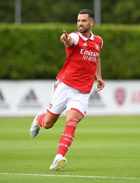 Arsenal's Pablo Mari in Action: Arsenal vs Ipswich Town Pre-Season 2022-23