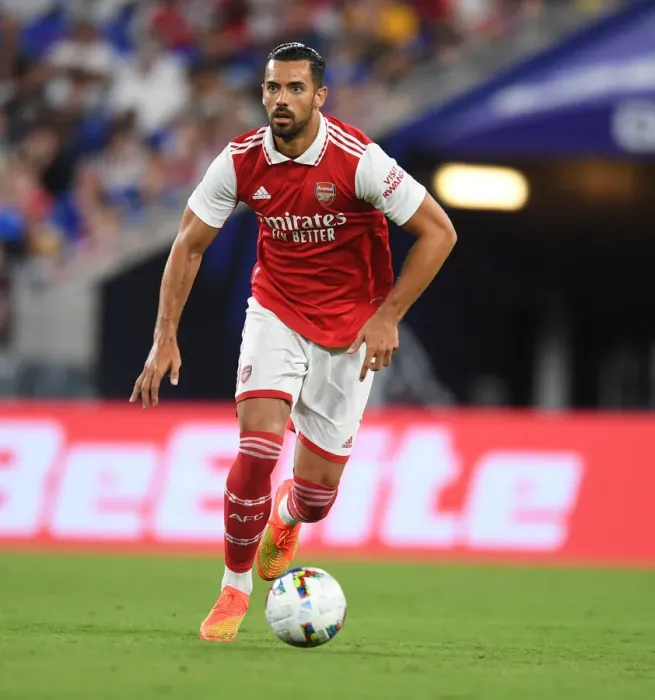 Framed Print : Arsenal's Pablo Mari in Action against Everton during Pre-Season Friendly (2022-23) Framed Print : Arsenal's Pablo Mari in Action against Everton during Pre-Season Friendly (2022-23)