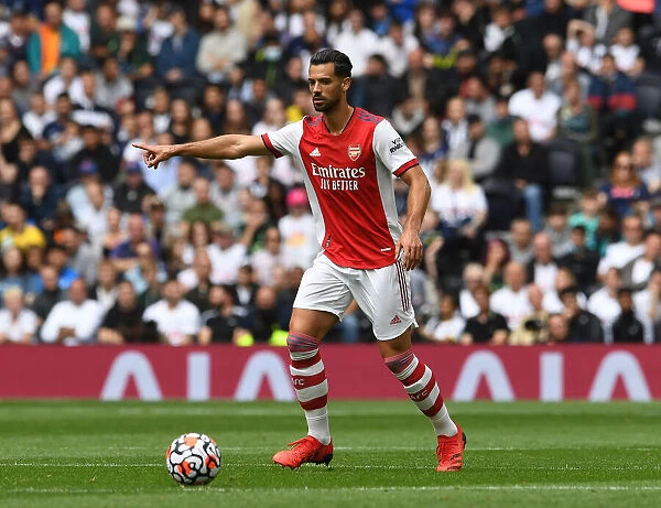 Arsenal's Pablo Mari in Action: Tottenham Hotspur vs. Arsenal - The Mind Series 2021-22