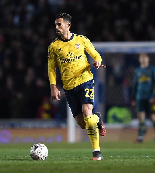 Arsenal's Pablo Mari in FA Cup Action: Portsmouth vs Arsenal (2020)