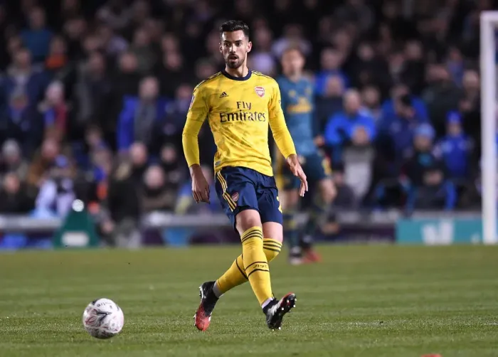 Framed Print : Arsenal's Pablo Mari in FA Cup Action: Portsmouth vs Arsenal (2020) Framed Print : Arsenal's Pablo Mari in FA Cup Action: Portsmouth vs Arsenal (2020)