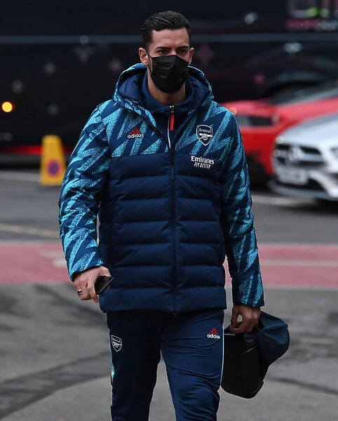 Arsenal's Pablo Marr Arrives at Nottingham Forest's City Ground for FA Cup Third Round Clash